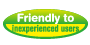 Friendly to inexperienced users